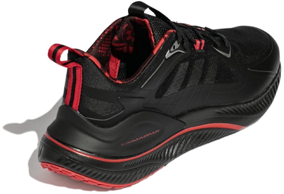 adidas Alphamagma 減震防滑 低筒 跑步鞋 男女同款 黑色 Shop adidas Alphamagma 減震防滑 低筒 跑步鞋 男女同款 黑色