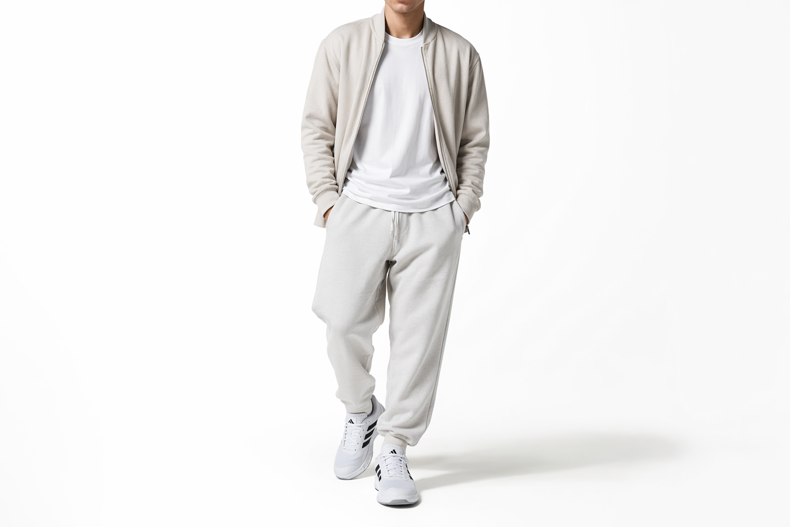 Order 아디다스 앰플리무브 '화이트 블랙 그레이' (Adidas Amplimove '화이트 블랙 그레이') IF0954