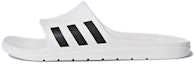 Buy adidas Aqualette 簡潔休閒拖鞋 白黑