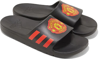 Lookbook adidas Aqualette Cf MUFC 'Black Red' CP9860