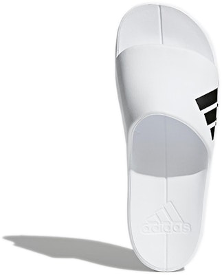 adidas Cloudfoam系列 Aqualette 簡約休閒 人字拖 男款 白黑 Purchase adidas Cloudfoam系列 Aqualette 簡約休閒 人字拖 男款 白黑