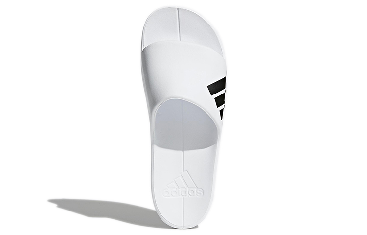 Purchase 阿迪达斯Aqualette Cloudfoam“白黑”拖鞋 CM7927