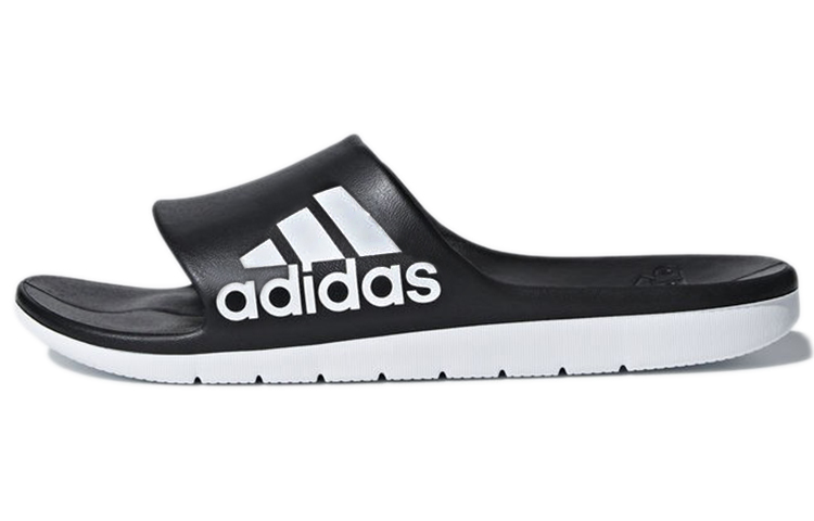 adidas Aqualette Cloudfoam Slippers &#x27;Black White&#x27; CM7928
