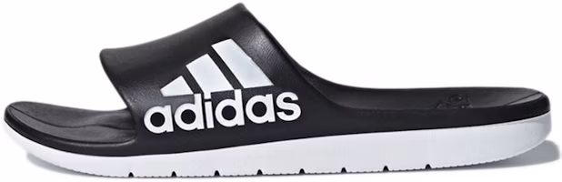 adidas Aqualette Cloudfoam Slippers 'Black White' CM7928 adidas Aqualette Cloudfoam Slippers 'Black White' CM7928