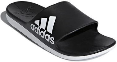 Lookbook adidas Aqualette Cloudfoam Slippers 'Black White' CM7928