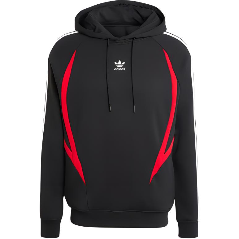 adidas ARCHIVE Black Pullover Hoodie Long Sleeve Sweater IX9644