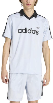 adidas 復古標誌印花短袖Polo衫 水晶藍 KE2453 Buy adidas 復古標誌印花短袖Polo衫 水晶藍 KE2453