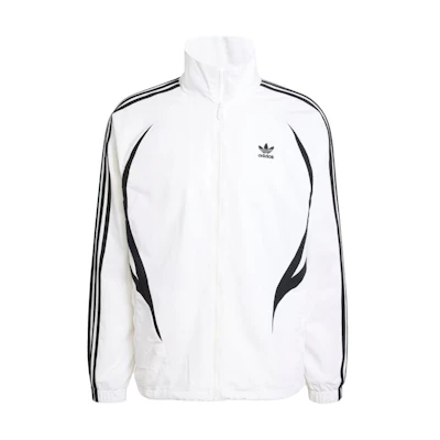 adidas Archive Track Top White Retro Striped Raglan Long-Sleeve Jacket Men IY2090