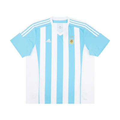 adidas Argentina 2015 Copa America Retro Striped Jersey Light Blue Mens. AC0326