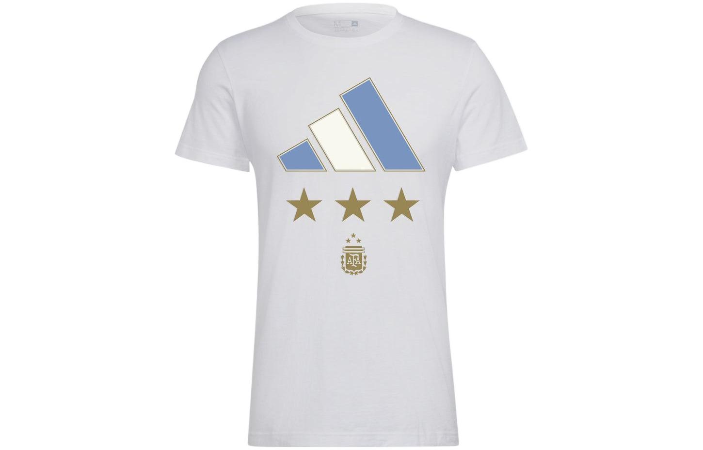 adidas Argentina 2022 World Cup Champions T-Shirt White Mens IT2179
