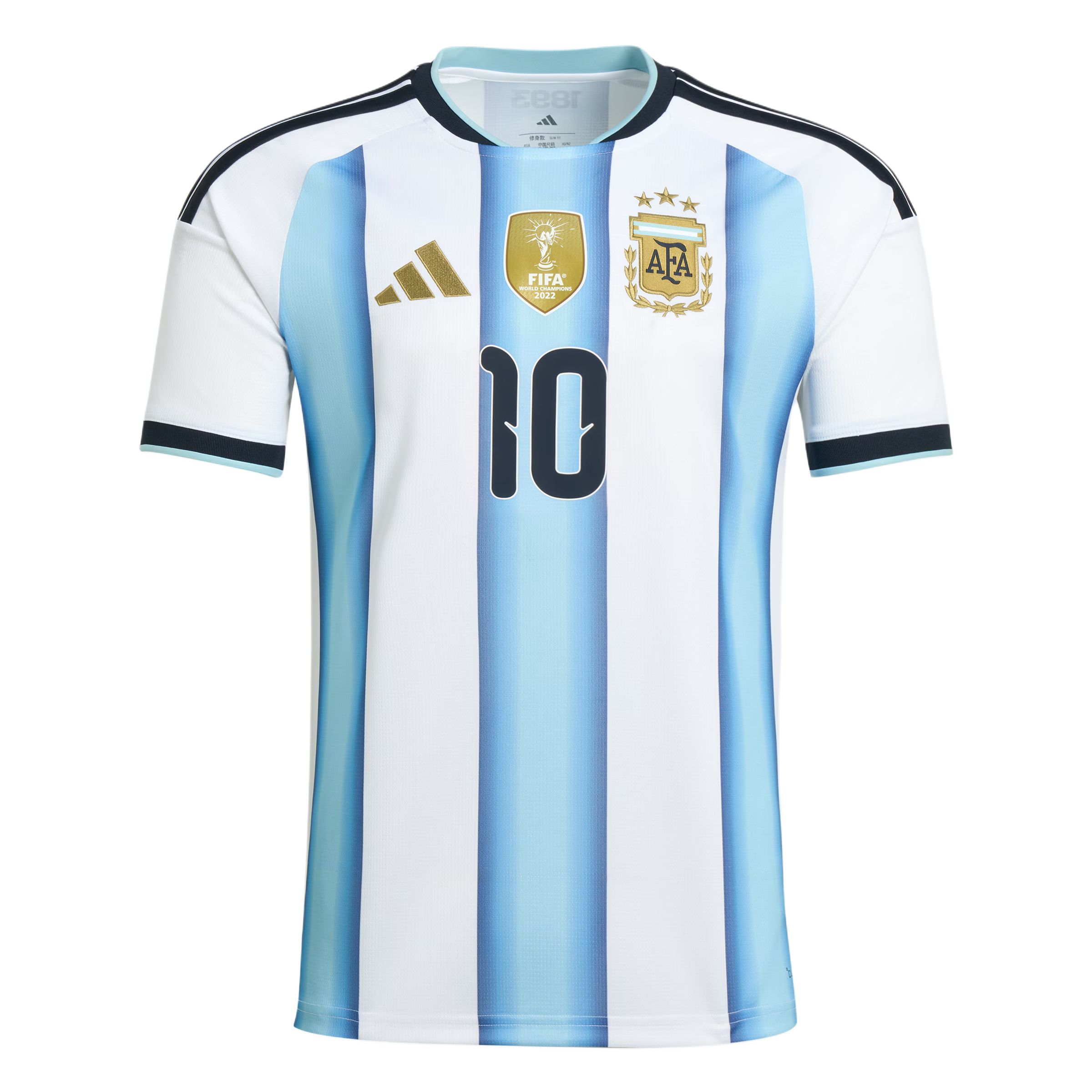 adidas Argentina 26 Home Replica Jersey Messi #10 Dry-Fit Soccer Shirt . KA8117
