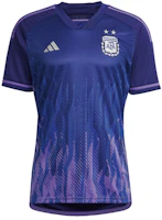 adidas Argentina Away Fan Jersey 2022 World Cup Purple Football Shirt. HF2159 adidas Argentina Away Fan Jersey 2022 World Cup Purple Football Shirt. HF2159