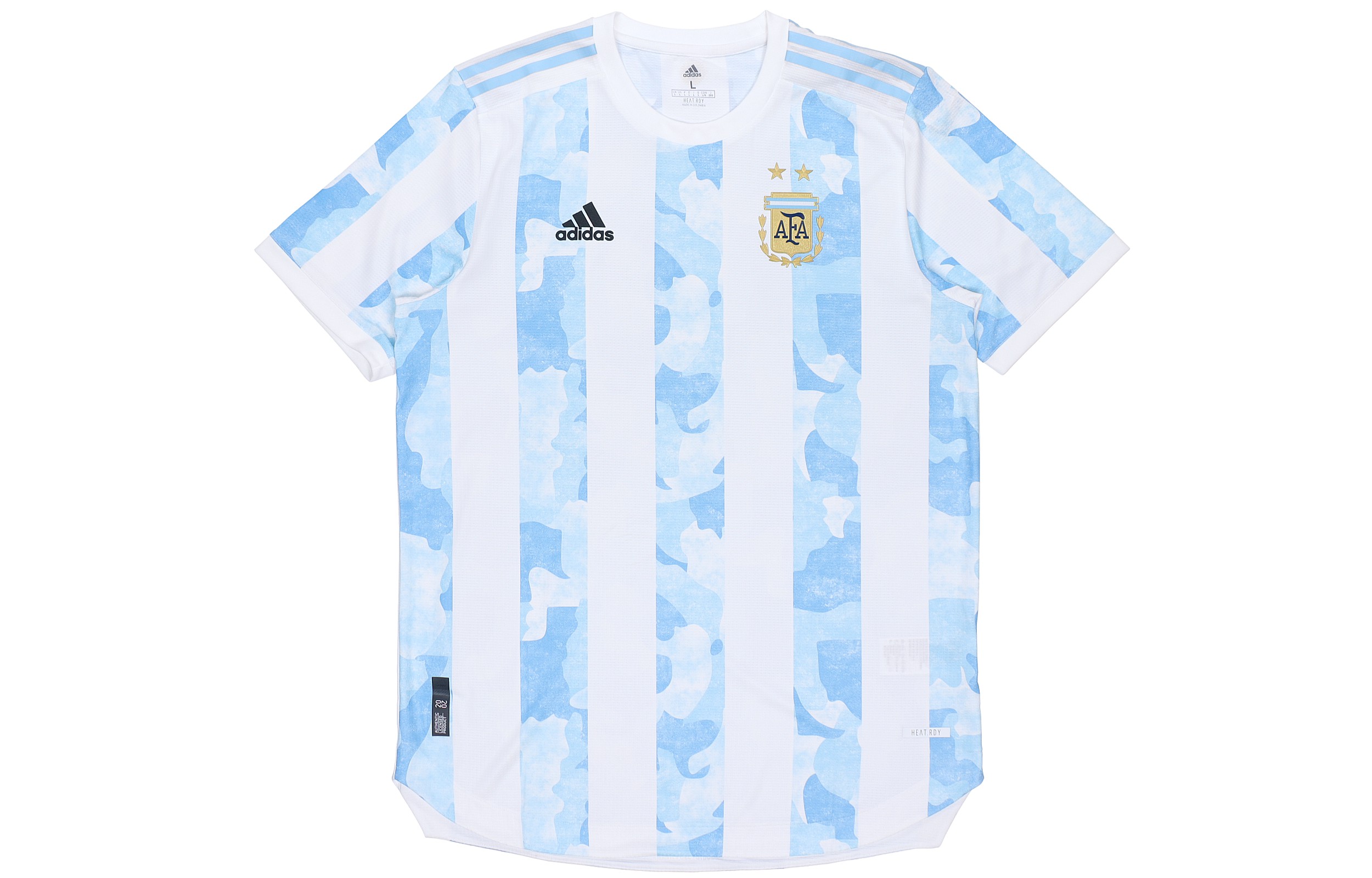 adidas Argentina Home Soccer Jersey Player Version Training Shirt Blue White FS6568
