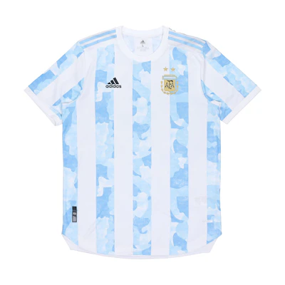 adidas Argentina Home Soccer Jersey Player Version Training Shirt Blue White FS6568