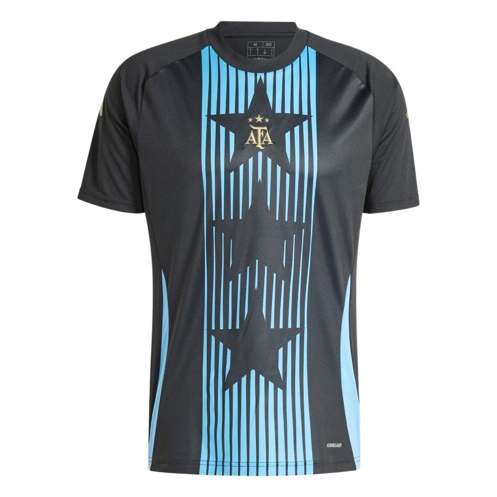 adidas Argentina National Team Logo Crewneck Soccer Tee Blue/Black IW5363