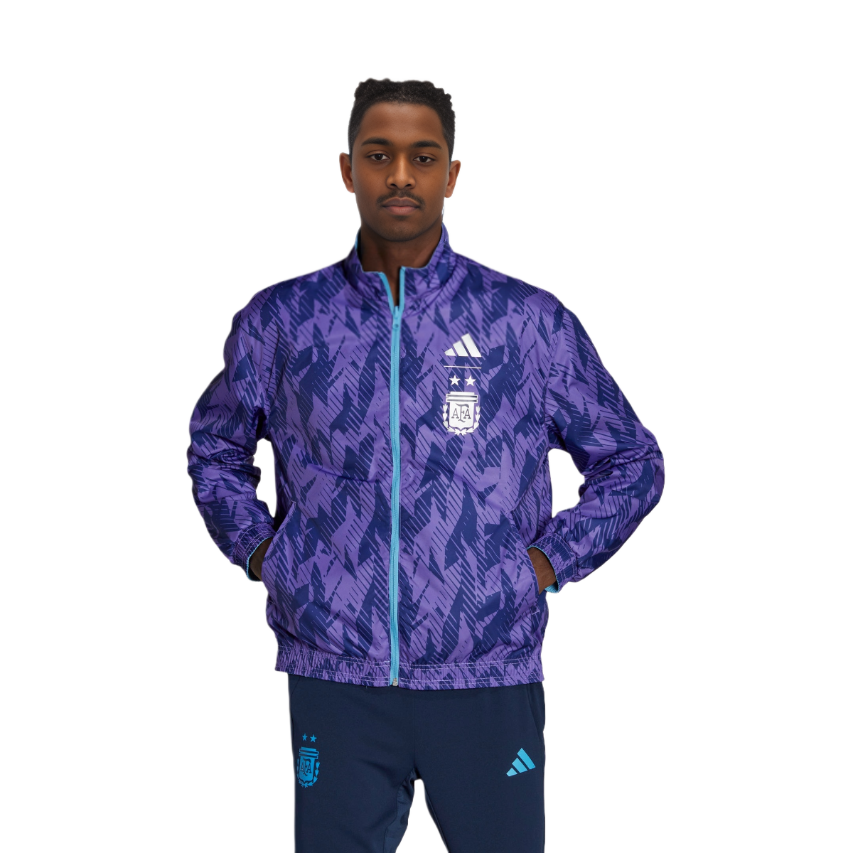 adidas Argentina National Team Reversible Retro Track Jacket Blue HF3948 圖 4