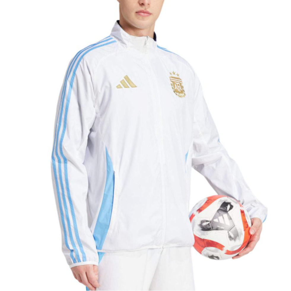 Details for 阿迪达斯阿根廷队复古外套 白/蓝 SS24款 IW0219