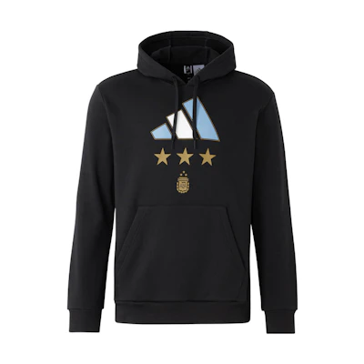 adidas Argentina Three-Star World Cup Champion Hoodie Black Edition IT2387