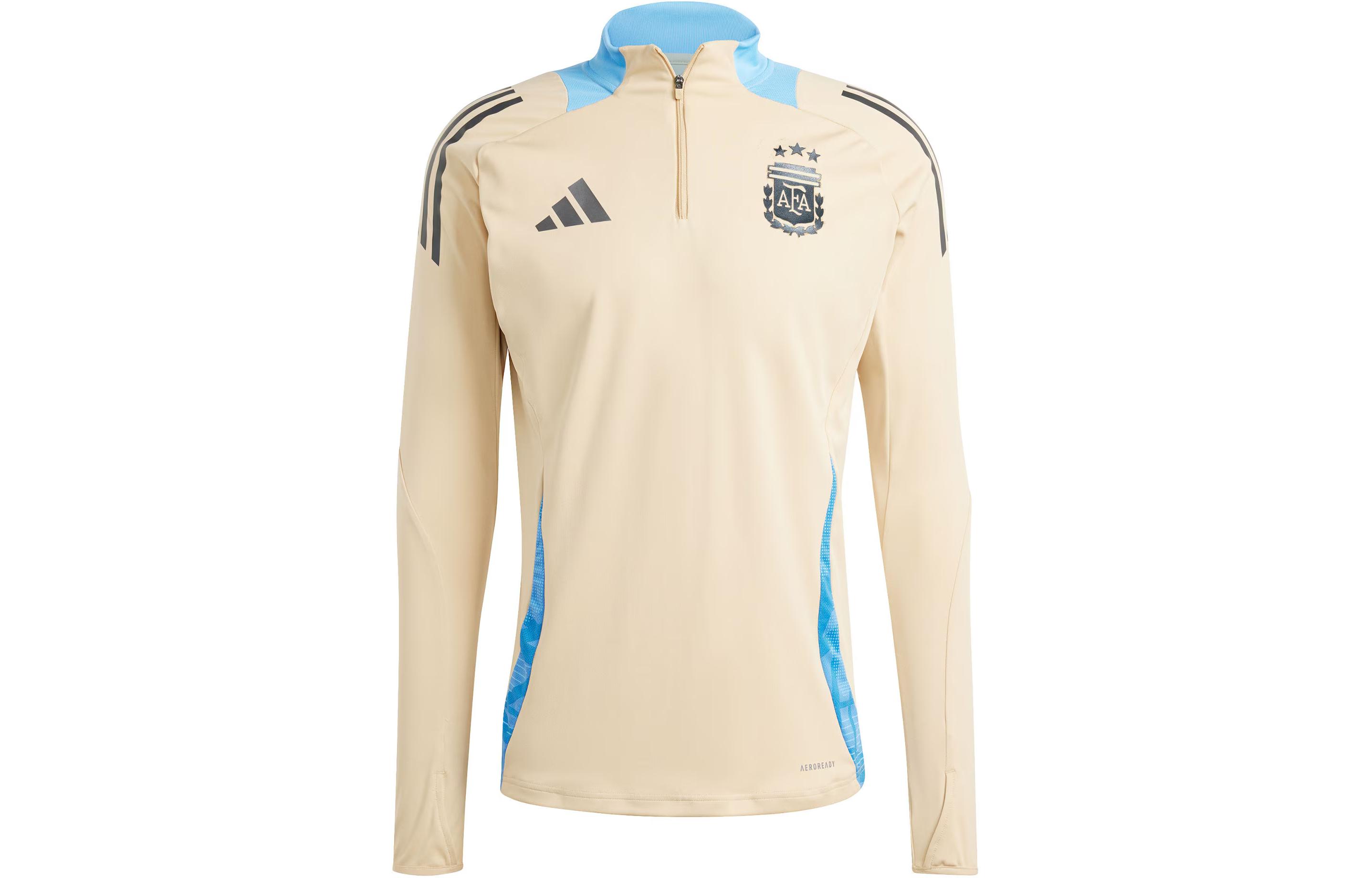 adidas Argentina Tiro 24 Competition Top Half-Zip Training Sweater Mist Brown IQ0820