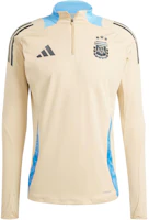 adidas Argentina Tiro 24 Competition Top Half-Zip Training Sweater Mist Brown IQ0820 adidas Argentina Tiro 24 Competition Top Half-Zip Training Sweater Mist Brown IQ0820