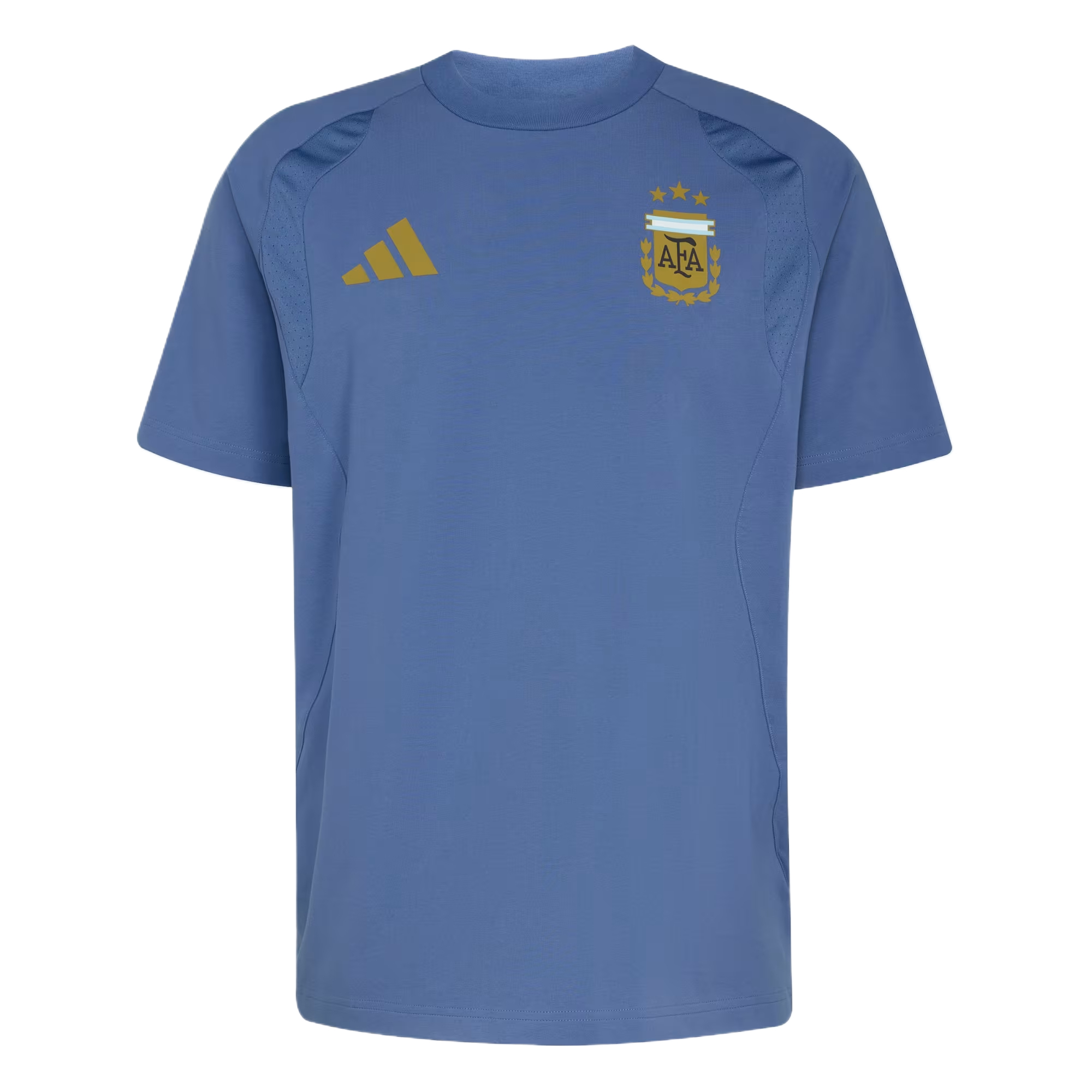 adidas Argentina Tiro Travel Tee Comfortable Soccer Crewneck Shirt. JZ6317