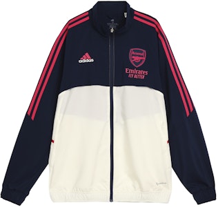 adidas 阿森納 2022-23 深藍三條紋標誌運動外套。 HT4442 Buy adidas 阿森納 2022-23 深藍三條紋標誌運動外套。 HT4442