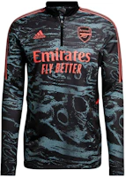 adidas Arsenal 22/23 Teal Training Top Long Sleeve Slim Fit Pullover HC1252 adidas Arsenal 22/23 Teal Training Top Long Sleeve Slim Fit Pullover HC1252