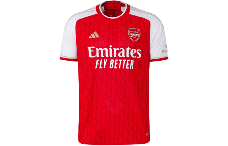 adidas Arsenal 23/24 Home Jersey Red Soccer Shirt Short-Sleeve Printed Design HR6931