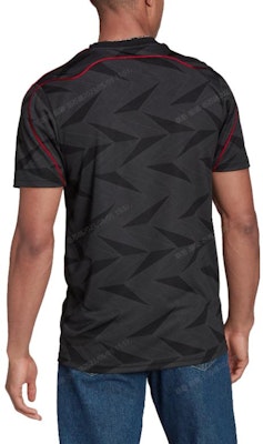 adidas Arsenal Baju T Retro Cetakan Huruf Hitam Bola Sepak. H31429 Shop adidas Arsenal Baju T Retro Cetakan Huruf Hitam Bola Sepak. H31429