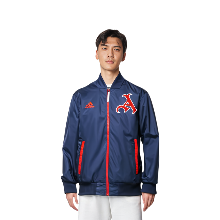 Details for adidas Arsenal AFC LNY Bomber Jaket Navy Logo Bolasepak Jaket Penerbangan HA5260