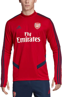 adidas 阿森納 AFC TR 訓練款男士圓領運動衫 紅色 EH5719 Shop adidas 阿森納 AFC TR 訓練款男士圓領運動衫 紅色 EH5719