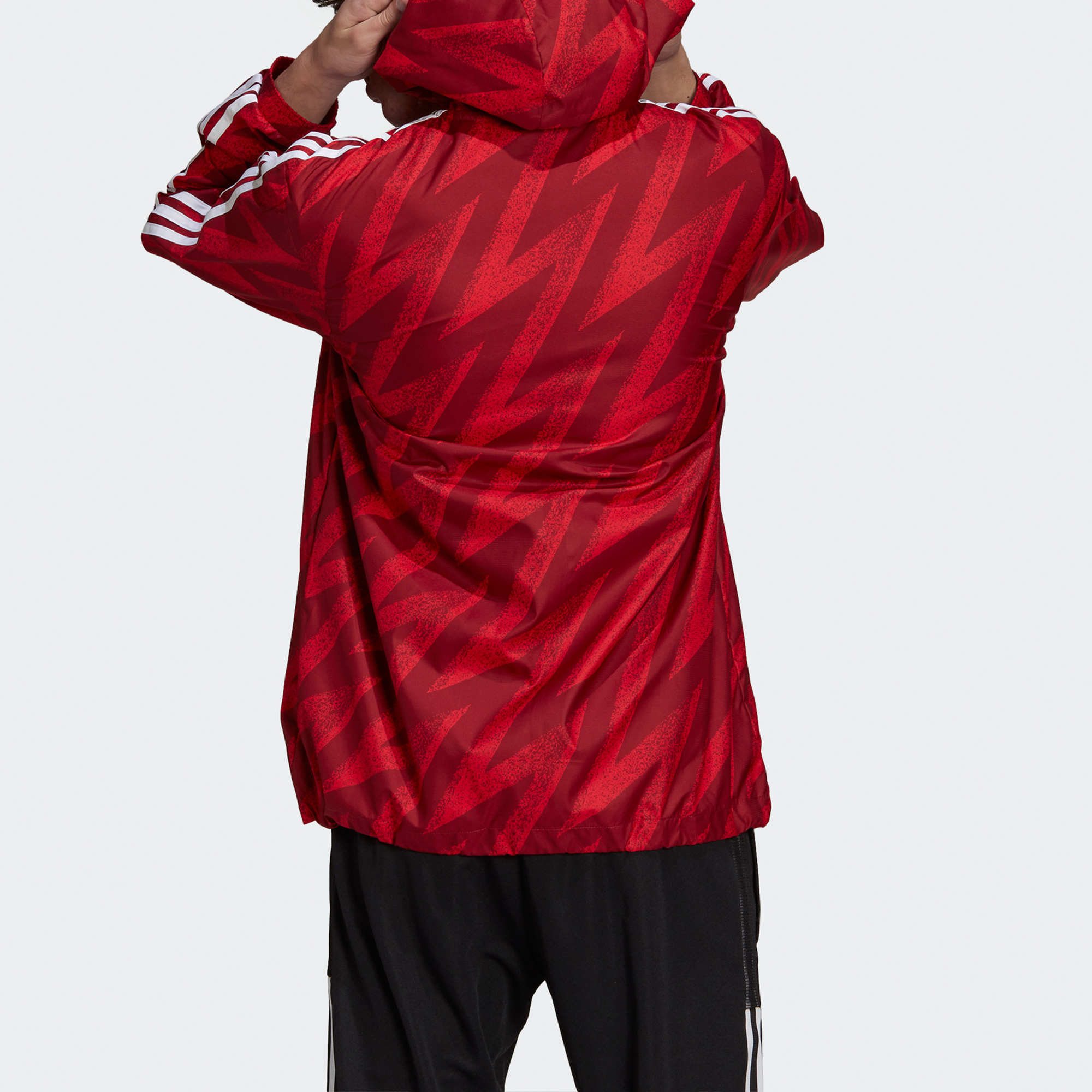 adidas Arsenal AFC Windbreaker Soccer Training Logo Jacket Men’s Dark Red GR4196 圖 5