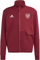 adidas Arsenal Anthem Jacket Craft Red Logo High Collar Long Sleeve HZ2080 adidas Arsenal Anthem Jacket Craft Red Logo High Collar Long Sleeve HZ2080