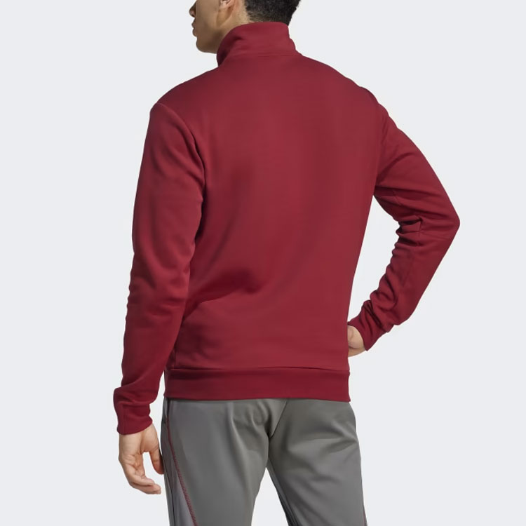 adidas Arsenal Anthem Jacket Craft Red Logo High Collar Long Sleeve HZ2080 圖 4