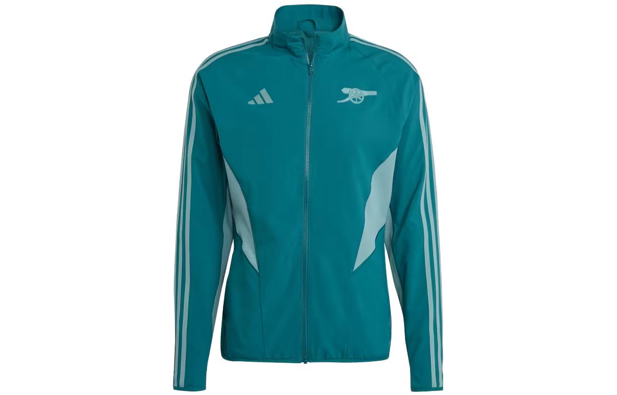 adidas Arsenal Anthem Jacket Retro 3-Stripes Colorblock Teal/Green HZ2072