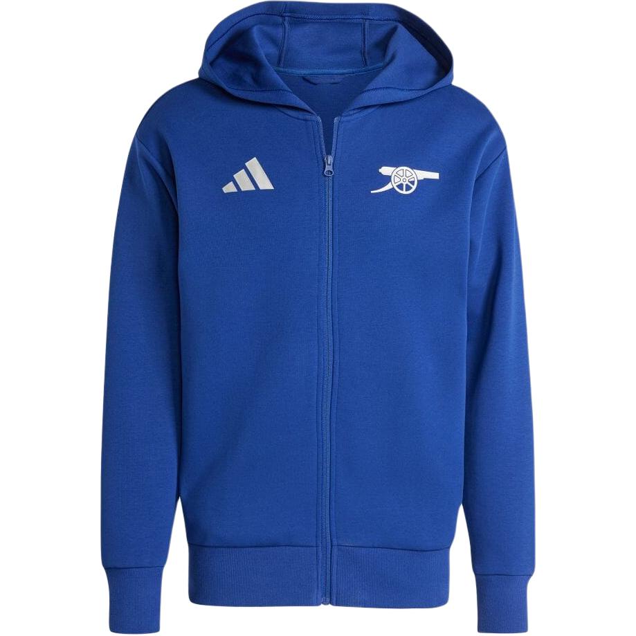 adidas Arsenal Blue Zip Hoodie Jacket Long Sleeve IT4083