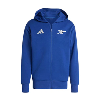 adidas Arsenal Blue Zip Hoodie Jacket Long Sleeve IT4083