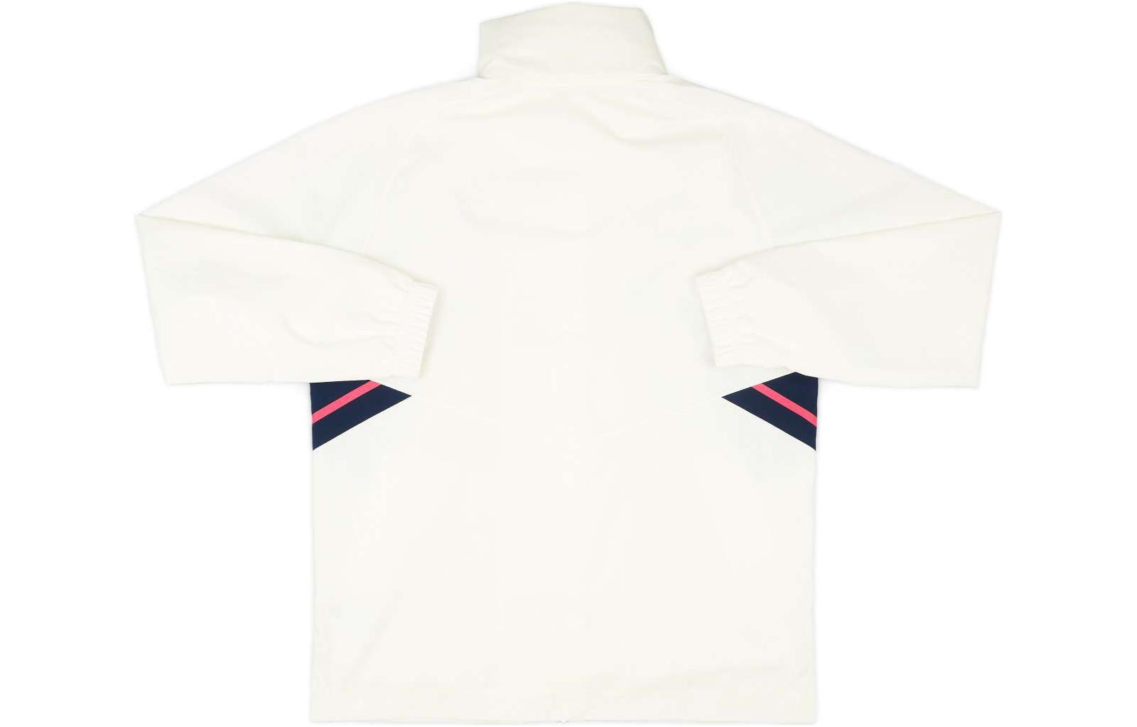 Lookbook 阿迪达斯 阿森纳复古休闲拉链外套 米色长袖夹克 HT4453