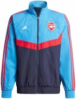 adidas Arsenal Club Retro Track Jacket Striped Raglan Long Sleeve Blue IU2073 adidas Arsenal Club Retro Track Jacket Striped Raglan Long Sleeve Blue IU2073