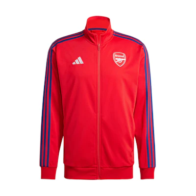 adidas Arsenal DNA Track Top Red Jacket with 3-Stripes & Logo IT4113