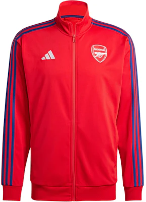 adidas 阿森納 DNA 紅色運動外套,附三條紋與Logo IT4113 Order adidas 阿森納 DNA 紅色運動外套,附三條紋與Logo IT4113
