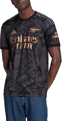 阿迪達斯 阿森納球迷版短袖黑色足球球衣 男款 H35902 Shop 阿迪達斯 阿森納球迷版短袖黑色足球球衣 男款 H35902
