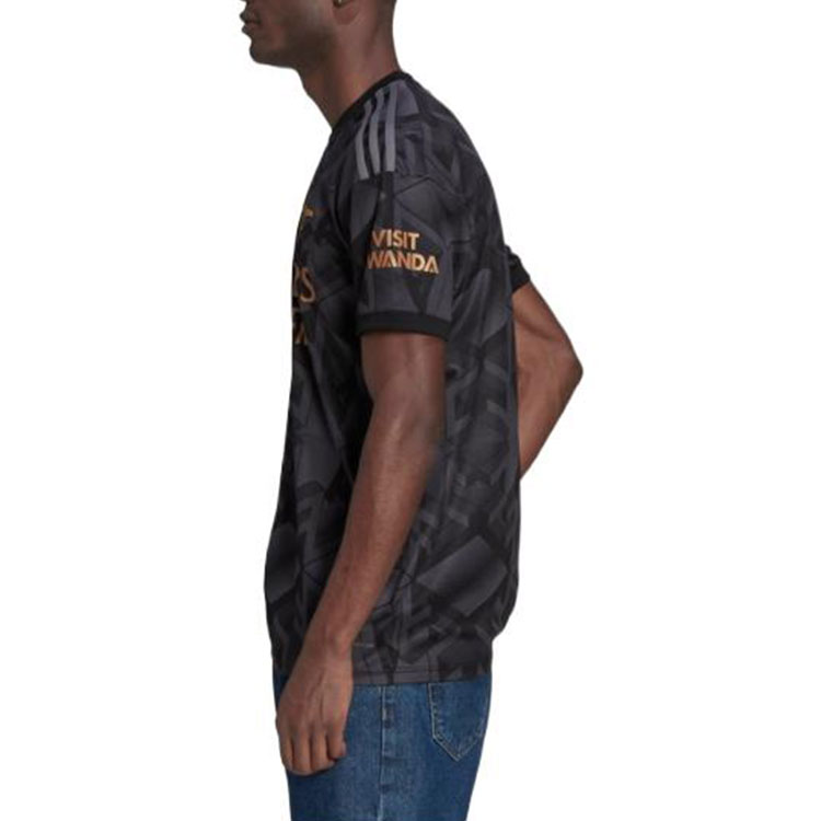 Purchase 阿迪達斯 阿森納球迷版短袖黑色足球球衣 男款 H35902