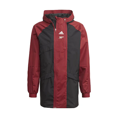 adidas Arsenal Football Hooded Jacket Black GR4209