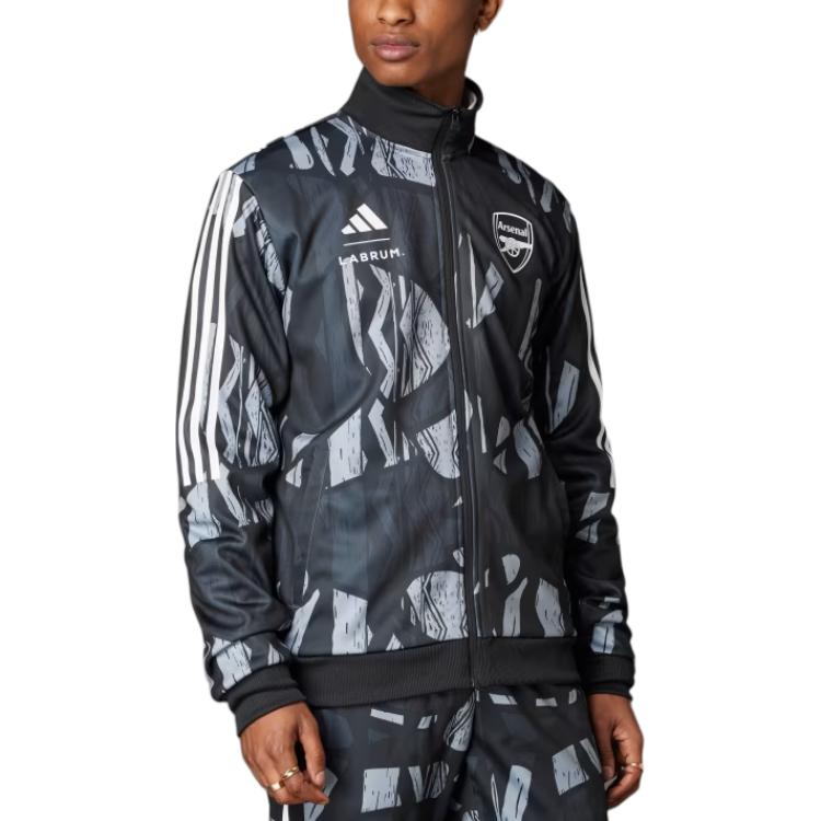 adidas Arsenal LABRUM Tiro Track Top Black Football Jacket Long Sleeve IW3902 圖 3