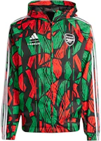 adidas Arsenal LABRUM Windbreaker Red Green Hooded Football Jacket IT4081 adidas Arsenal LABRUM Windbreaker Red Green Hooded Football Jacket IT4081