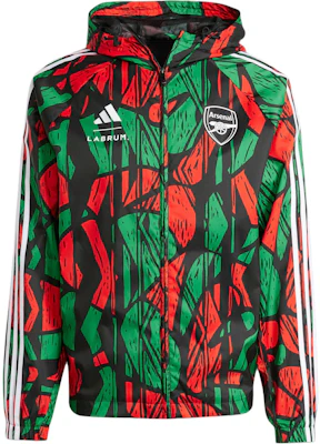 adidas Arsenal LABRUM 紅綠足球連帽防風外套 IT4081 Buy adidas Arsenal LABRUM 紅綠足球連帽防風外套 IT4081