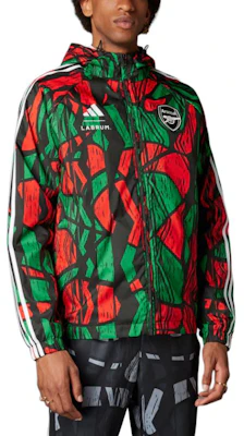 adidas Arsenal LABRUM 紅綠足球連帽防風外套 IT4081 Lookbook adidas Arsenal LABRUM 紅綠足球連帽防風外套 IT4081