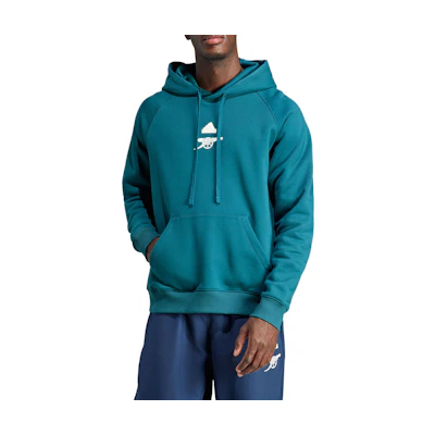 adidas Arsenal Lifestyler Hoodie Football Casual Sweatshirt in Green HZ2062