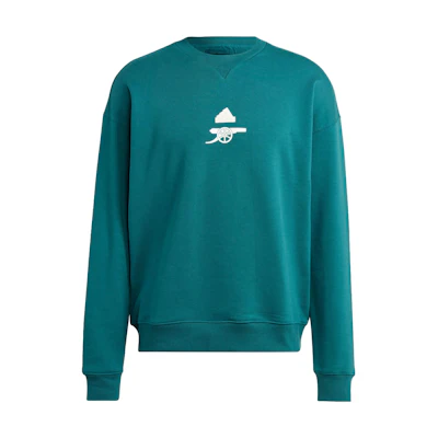 adidas Arsenal Lifestyler Sweatshirt - Prosper Green Arsenal Hoodie HZ2064